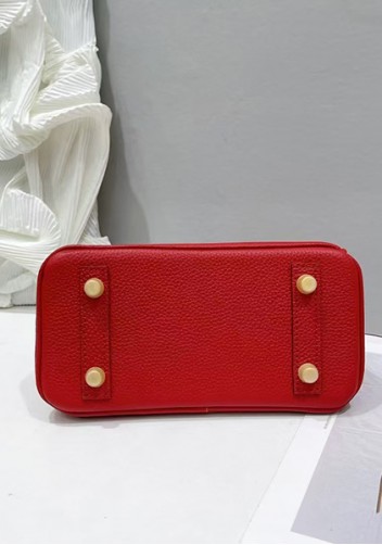 Tiger Lyly Brigitte Mini Leather Bag Red