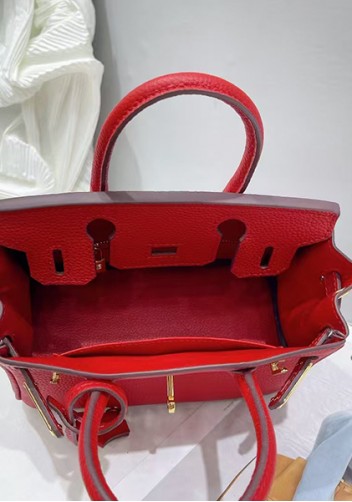 Tiger Lyly Brigitte Mini Leather Bag Red