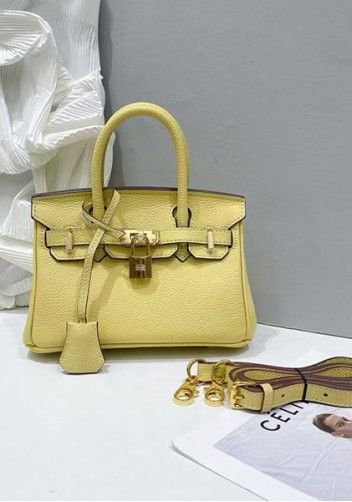 Tiger Lyly Brigitte Mini Leather Bag Yellow