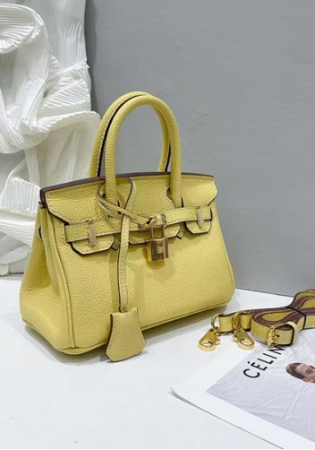 Tiger Lyly Brigitte Mini Leather Bag Yellow