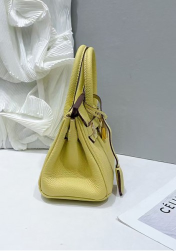 Tiger Lyly Brigitte Mini Leather Bag Yellow