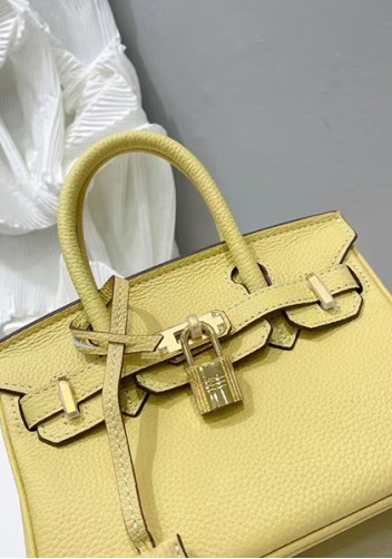Tiger Lyly Brigitte Mini Leather Bag Yellow