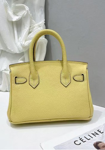 Tiger Lyly Brigitte Mini Leather Bag Yellow