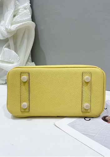Tiger Lyly Brigitte Mini Leather Bag Yellow