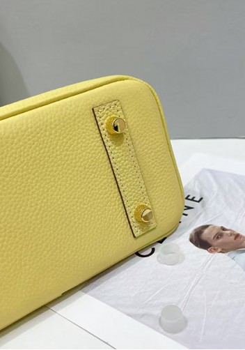 Tiger Lyly Brigitte Mini Leather Bag Yellow