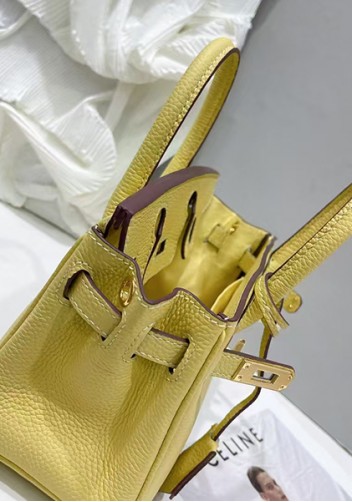 Tiger Lyly Brigitte Mini Leather Bag Yellow