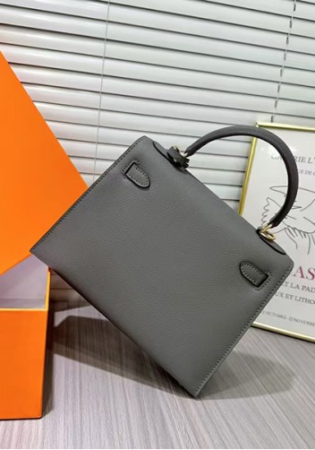 Tiger Lyly Garbo Palm Print Leather Bag 22CM Grey