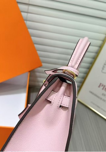 Tiger Lyly Garbo Palm Print Leather Bag 22CM Pink
