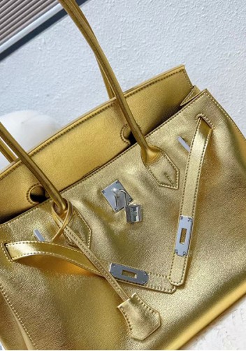 Tiger Lyly Brigitte Medium Smooth Leather Gold