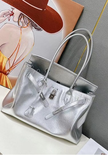 Tiger Lyly Brigitte Medium Smooth Leather Silver