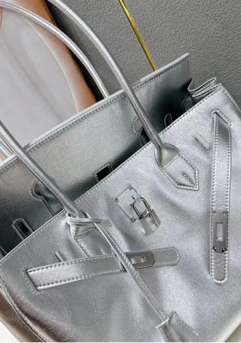 Tiger Lyly Brigitte Medium Smooth Leather Silver