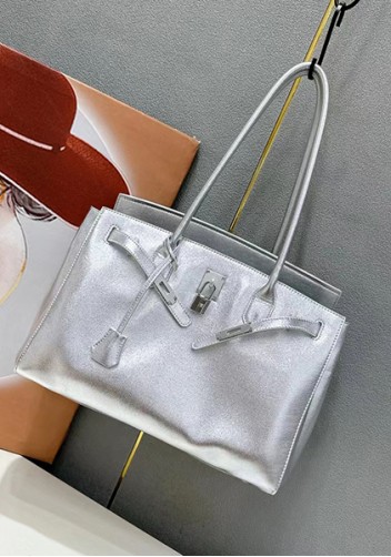Tiger Lyly Brigitte Medium Smooth Leather Silver