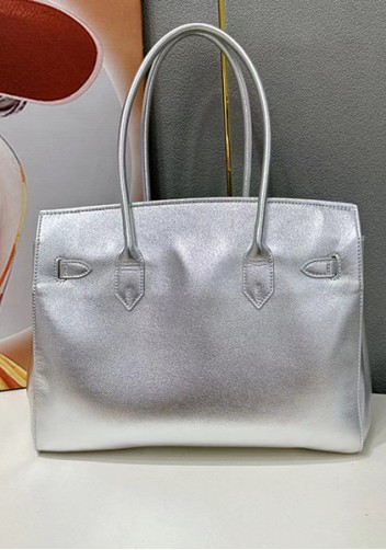 Tiger Lyly Brigitte Medium Smooth Leather Silver