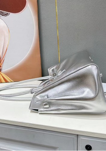 Tiger Lyly Brigitte Medium Smooth Leather Silver