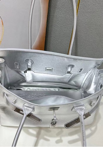 Tiger Lyly Brigitte Medium Smooth Leather Silver