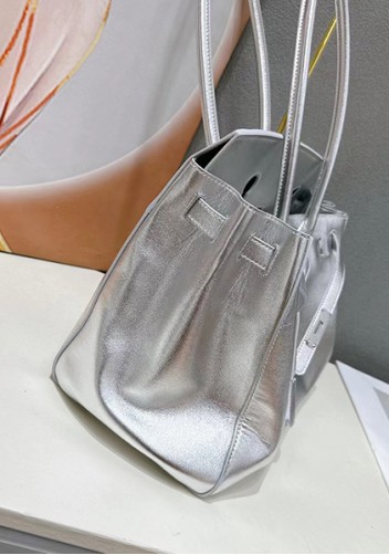 Tiger Lyly Brigitte Medium Smooth Leather Silver