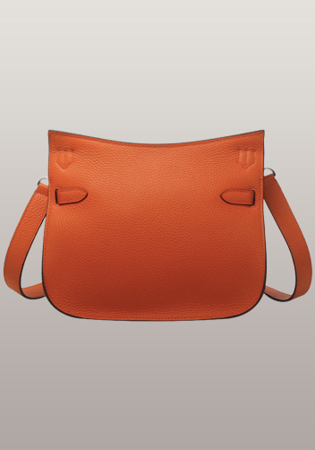 Tiger Lyly Ava Calf Leather Shoulder Bag Orange