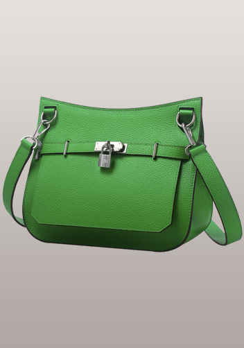 Tiger Lyly Ava Calf Leather Shoulder Bag Green