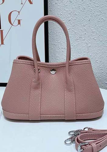 Tiger Lyly Carla Tote In Leather 10 Pink