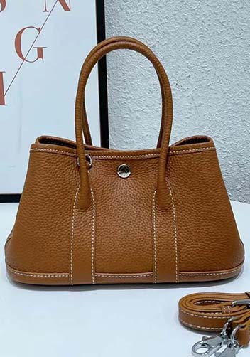 Tiger Lyly Carla Tote In Leather 10 Camel