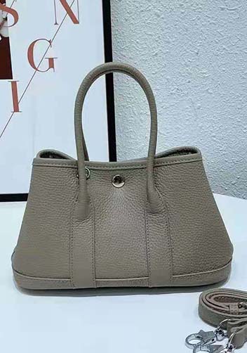 Tiger Lyly Carla Tote In Leather 10 Grey