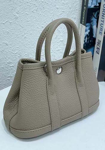 Tiger Lyly Carla Mini Tote In Leather Grey