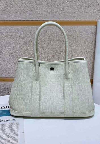 Tiger Lyly Carla Tote In Leather 12 Cream