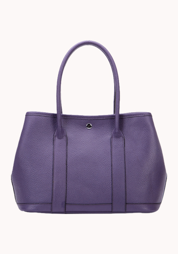 Tiger Lyly Carla Large Tote In Leather Purple