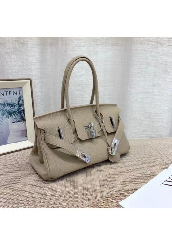 Tiger Lyly Brigitte Horizontal Bag 12 Leather Grey