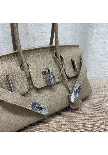 Tiger Lyly Brigitte Horizontal Bag 12 Leather Grey