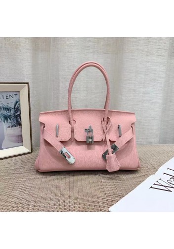 Tiger Lyly Brigitte Horizontal Bag 12 Leather Pink