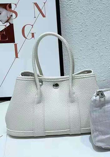 Tiger Lyly Carla Tote In Leather 10 Cream