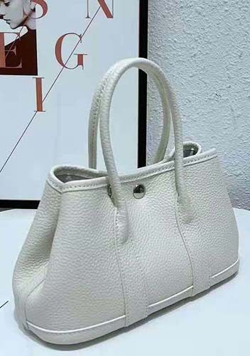 Tiger Lyly Carla Tote In Leather 10 Cream