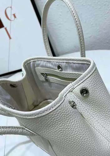 Tiger Lyly Carla Tote In Leather 10 Cream