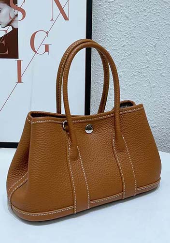 Tiger Lyly Carla Tote In Leather 10 Camel