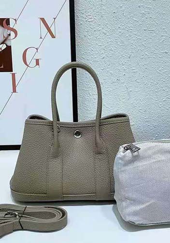 Tiger Lyly Carla Tote In Leather 10 Grey