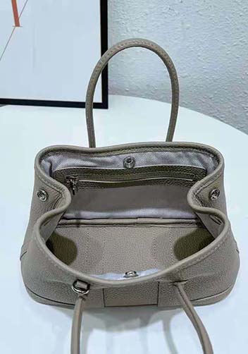 Tiger Lyly Carla Tote In Leather 10 Grey