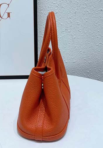 Tiger Lyly Carla Tote In Leather 10 Orange