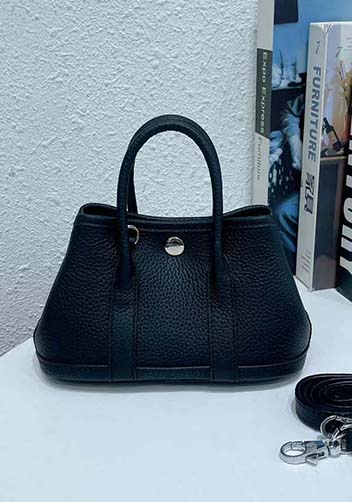 Tiger Lyly Carla Mini Tote In Leather Black