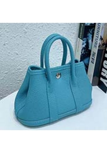 Tiger Lyly Carla Mini Tote In Leather Blue