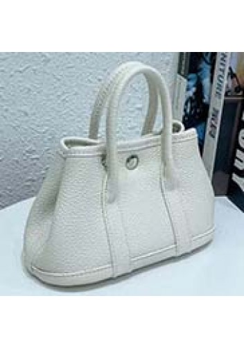 Tiger Lyly Carla Mini Tote In Leather Cream