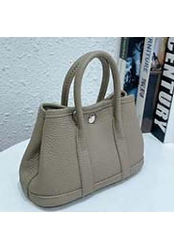 Tiger Lyly Carla Mini Tote In Leather Grey