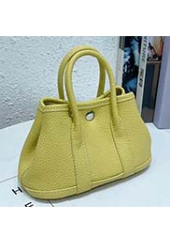 Tiger Lyly Carla Mini Tote In Leather Yellow