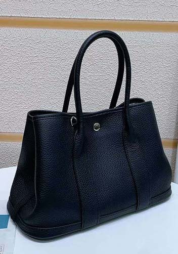 Tiger Lyly Carla Tote In Leather 12 Black