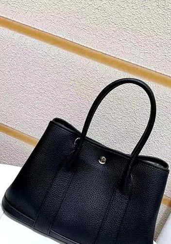 Tiger Lyly Carla Tote In Leather 12 Black