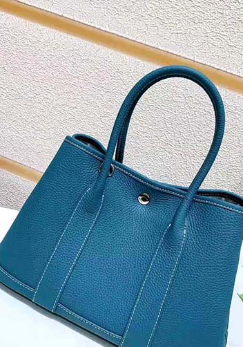 Tiger Lyly Carla Tote In Leather 12 Blue