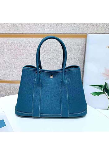 Tiger Lyly Carla Tote In Leather 12 Blue