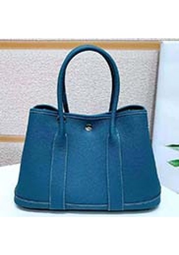 Tiger Lyly Carla Tote In Leather 12 Blue