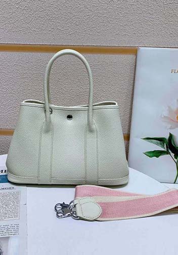 Tiger Lyly Carla Tote In Leather 12 Cream