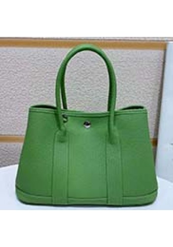 Tiger Lyly Carla Tote In Leather 12 Green